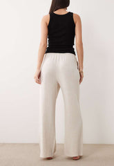 Figgzo Coastal Linen Wide-Leg Pant