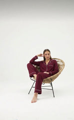 Figgzo Royal Comfort Piped Pajama Set