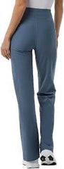 Figgzo Active Ribbed Performance Lounge Pants – Steel Blue