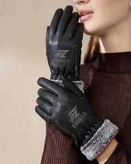 Figgzo Luxe Winter Leather Gloves