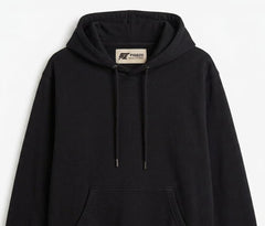 Onyx Black Essential Fleece Hoodie