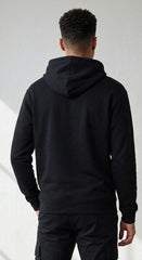 Onyx Black Essential Fleece Hoodie