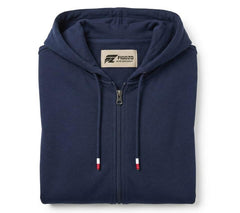 Heather Indigo Essential Fleece Hoodie