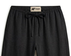 Figgzo Coastal Linen Wide-Leg Pant