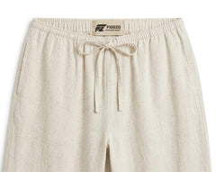 Figgzo Coastal Linen Wide-Leg Pant