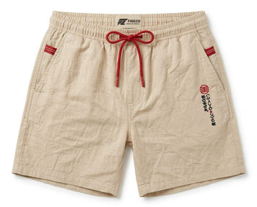 Figgzo Coastal Escape Linen Swim Shorts