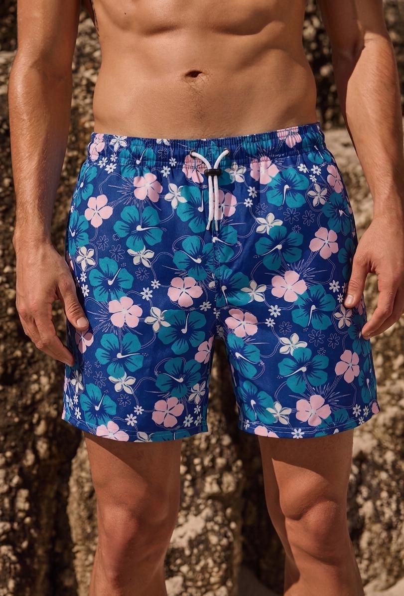 Figgzo Pacific Bloom Swim Shorts