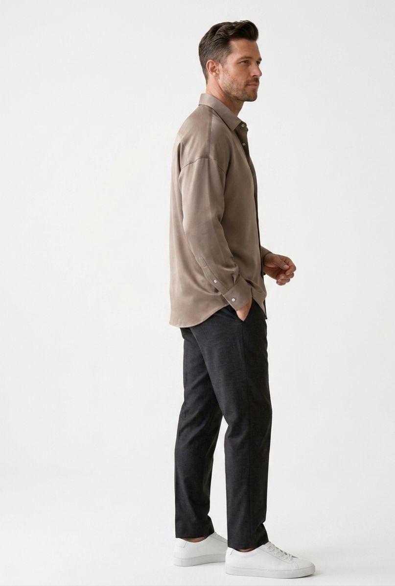 Figgzo Royal Satin Signature Shirt