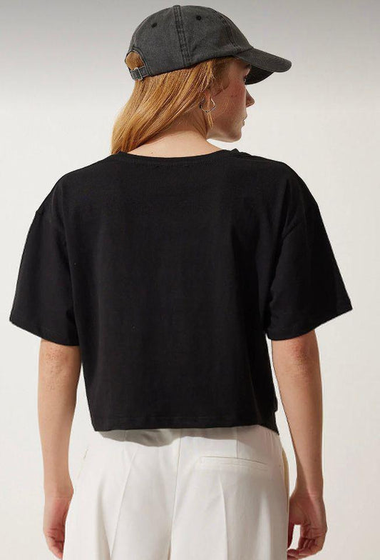 Figgzo Teddy Charm Cropped Tee