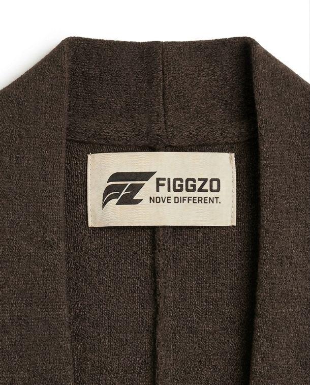 Figgzo Luxe Longline Cardigan with Faux Fur Pockets – Camel