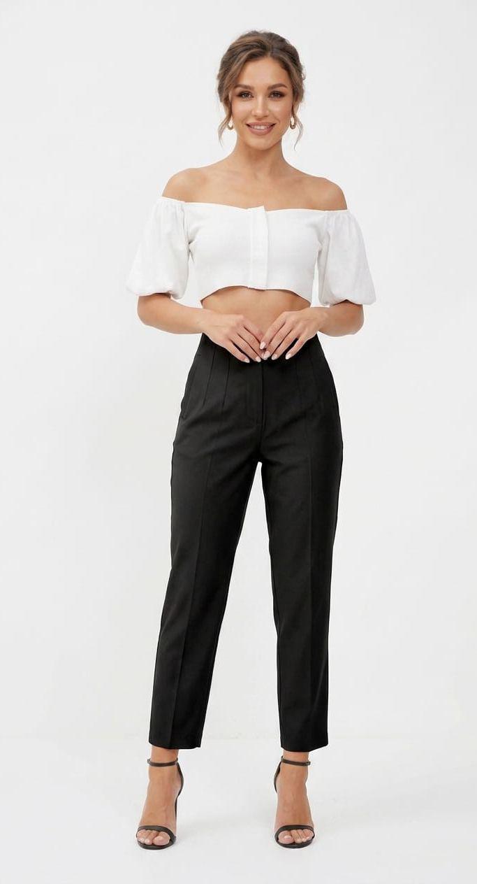 Figgzo Tailored Straight - Leg Dress Pants – Black