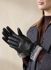 Figgzo Luxe Winter Leather Gloves