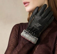 Figgzo Luxe Winter Leather Gloves