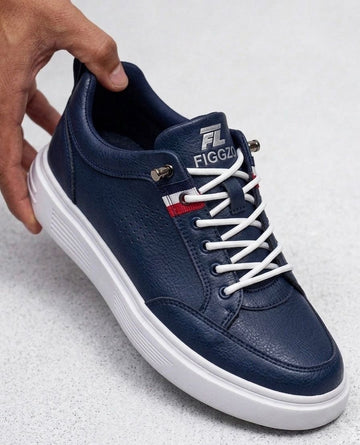 Figgzo Riviera Court Sneakers – Navy White