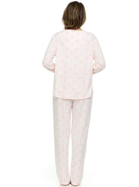 Pink Ribbon & Stripe Lounge Set