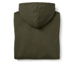 Olive Green Full-Zip Performance Hoodie