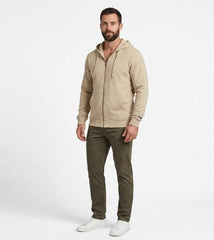 Sand Beige Essential Fleece Hoodie