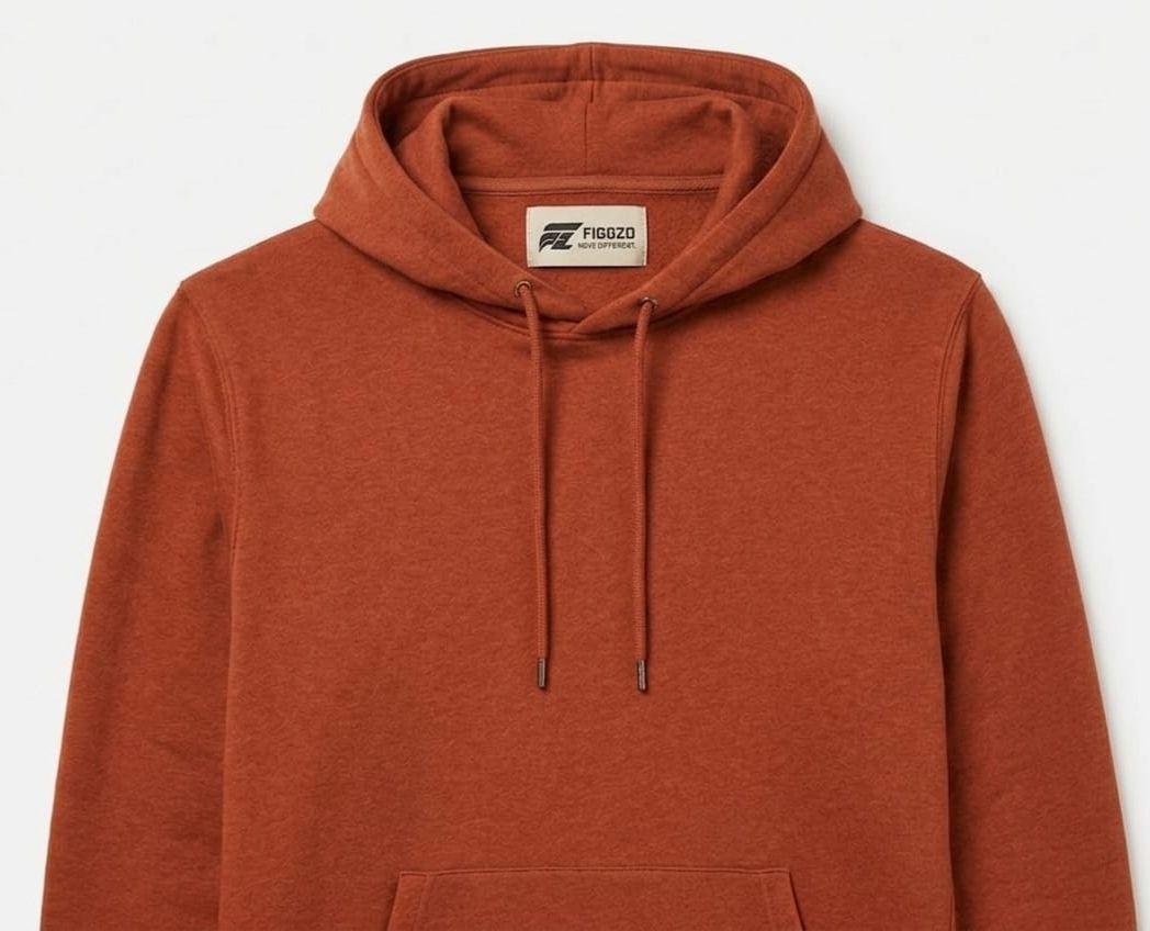 Burnt Orange Essential Fleece Hoodie
