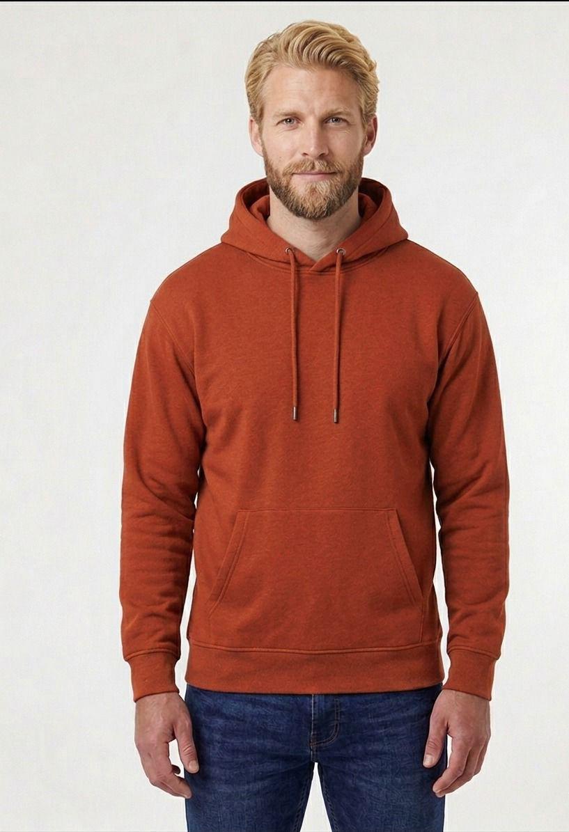 Burnt Orange Essential Fleece Hoodie