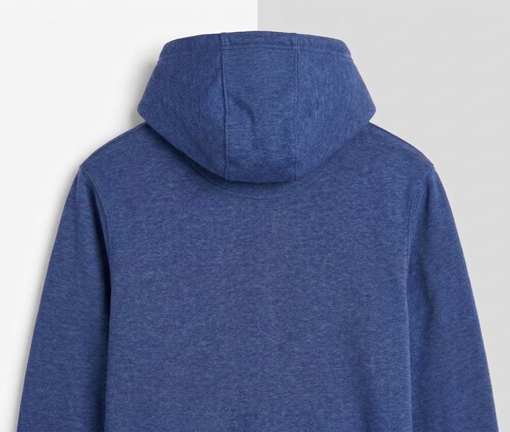 Midnight Navy Full-Zip Essential Hoodie