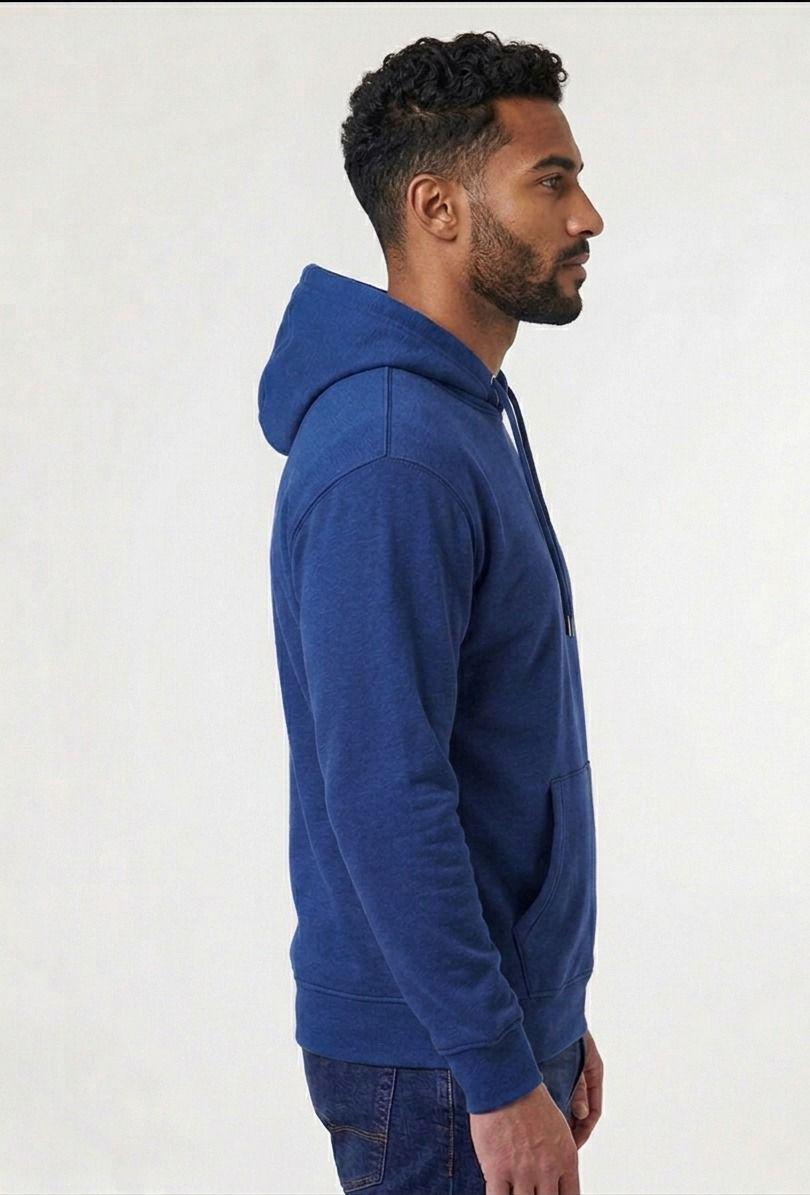 Midnight Navy Full-Zip Essential Hoodie