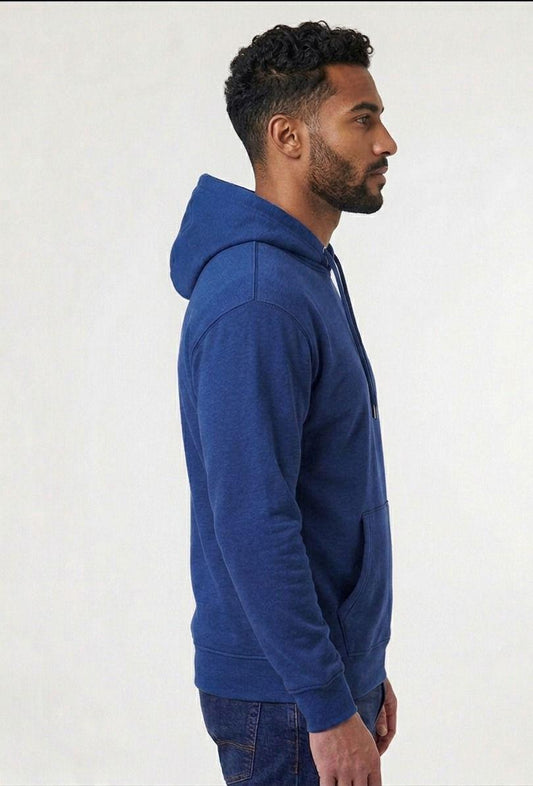 Midnight Navy Full-Zip Essential Hoodie