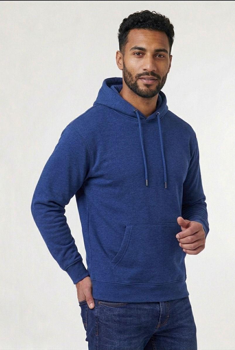 Midnight Navy Full-Zip Essential Hoodie