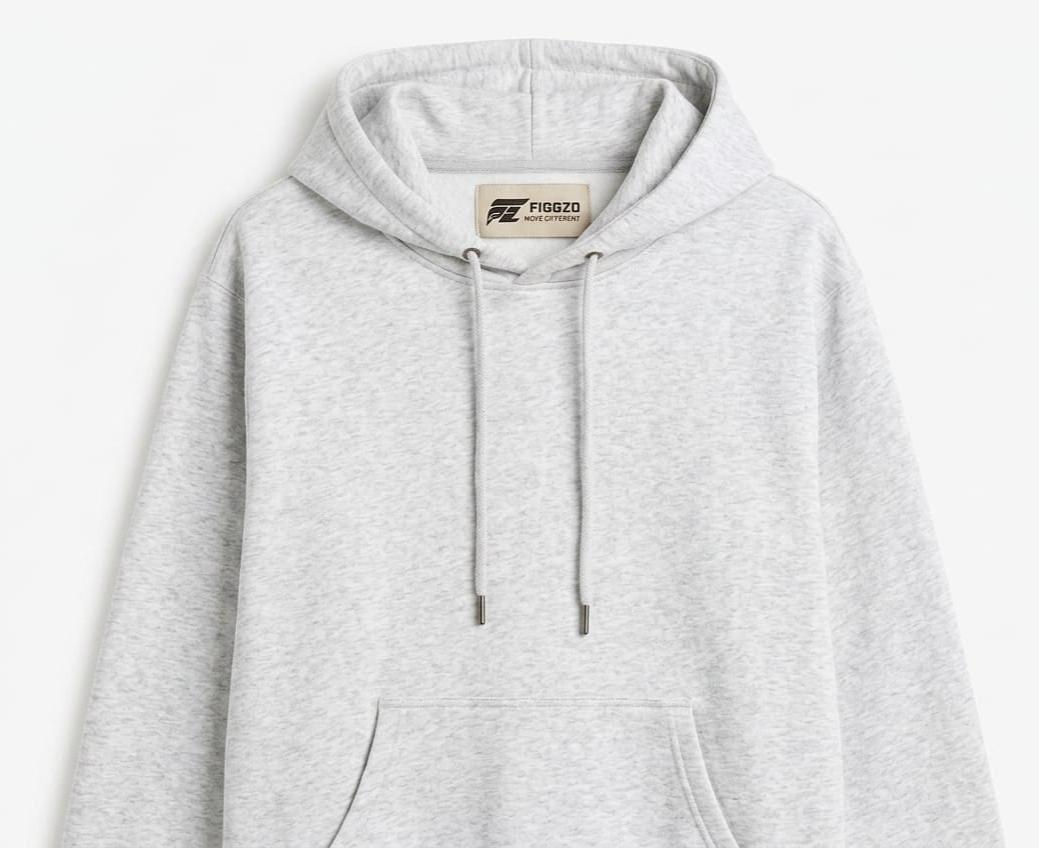 Cloud Grey Essential Fleece Hoodie