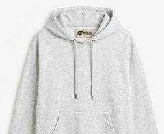 Cloud Grey Essential Fleece Hoodie