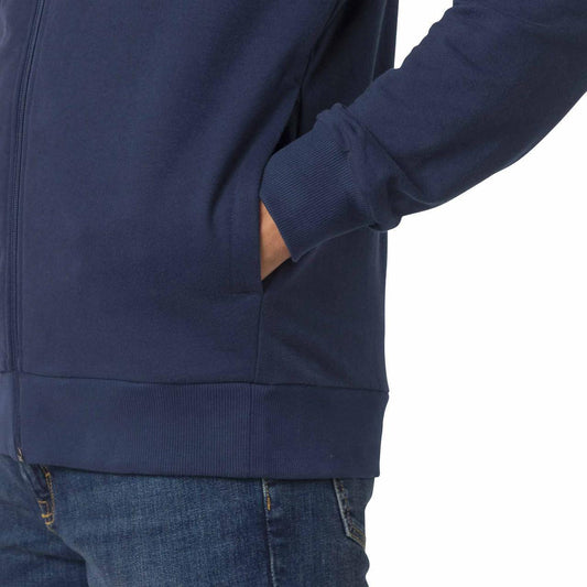 Heather Indigo Essential Fleece Hoodie