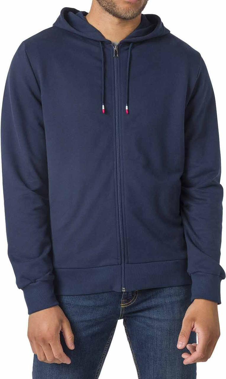Heather Indigo Essential Fleece Hoodie